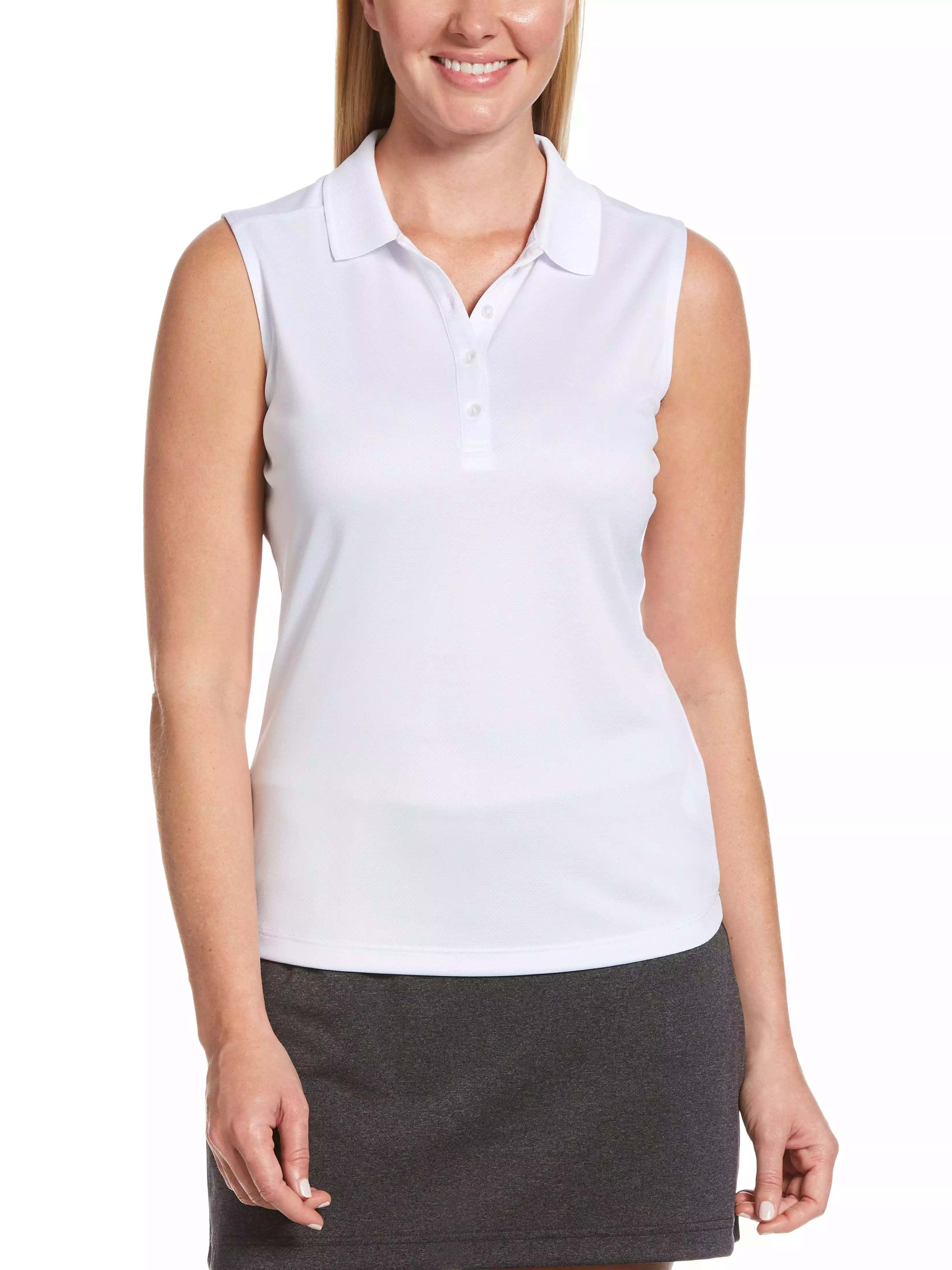 Womens Opti Dri Sleeveless Polo