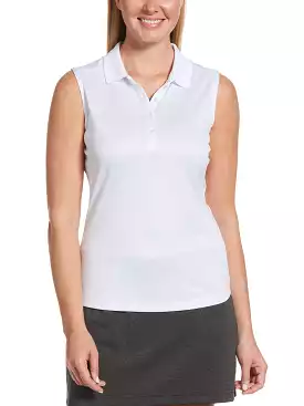 Womens Opti Dri Sleeveless Polo