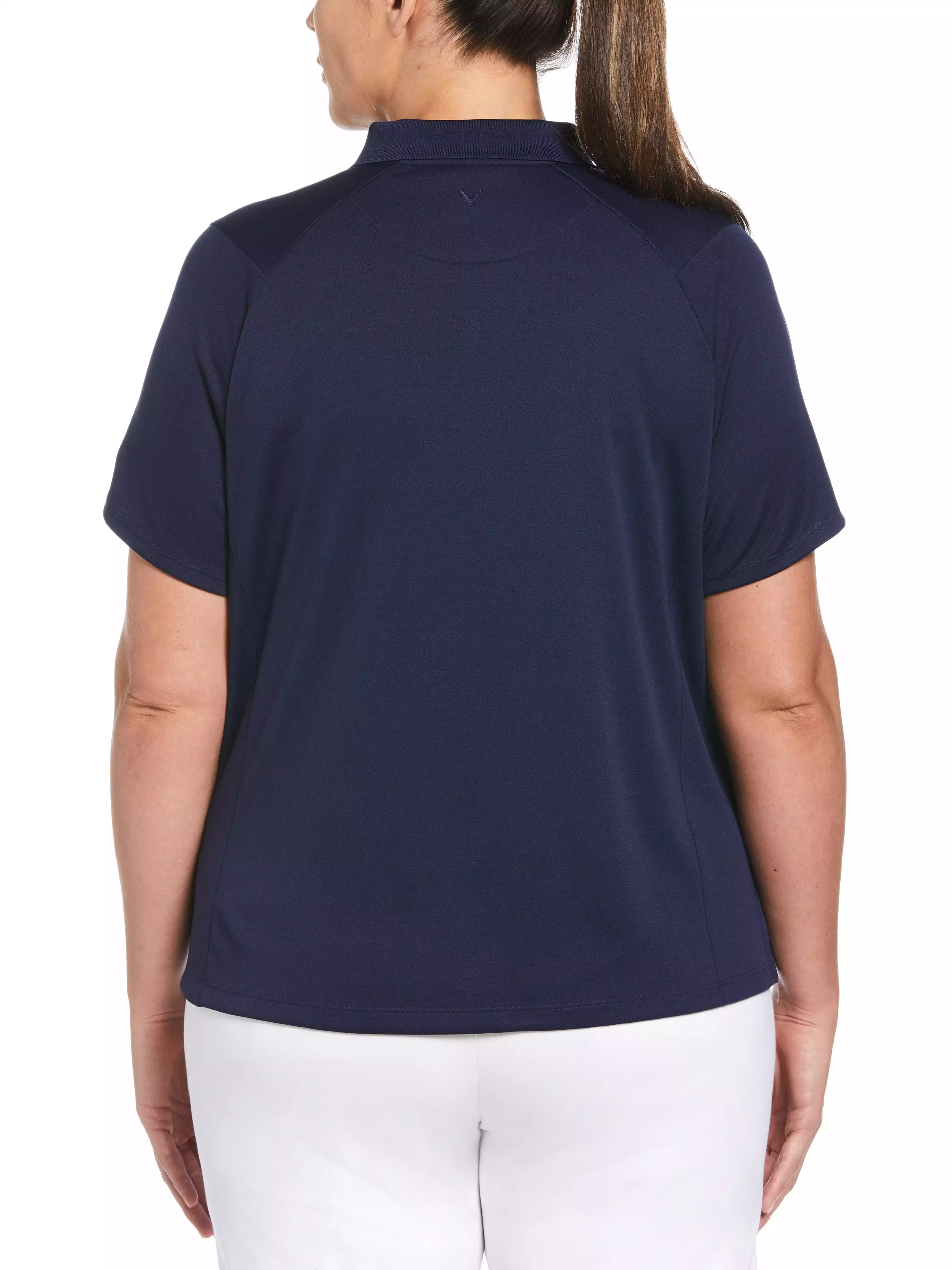 Womens Plus Swing Tech Polo