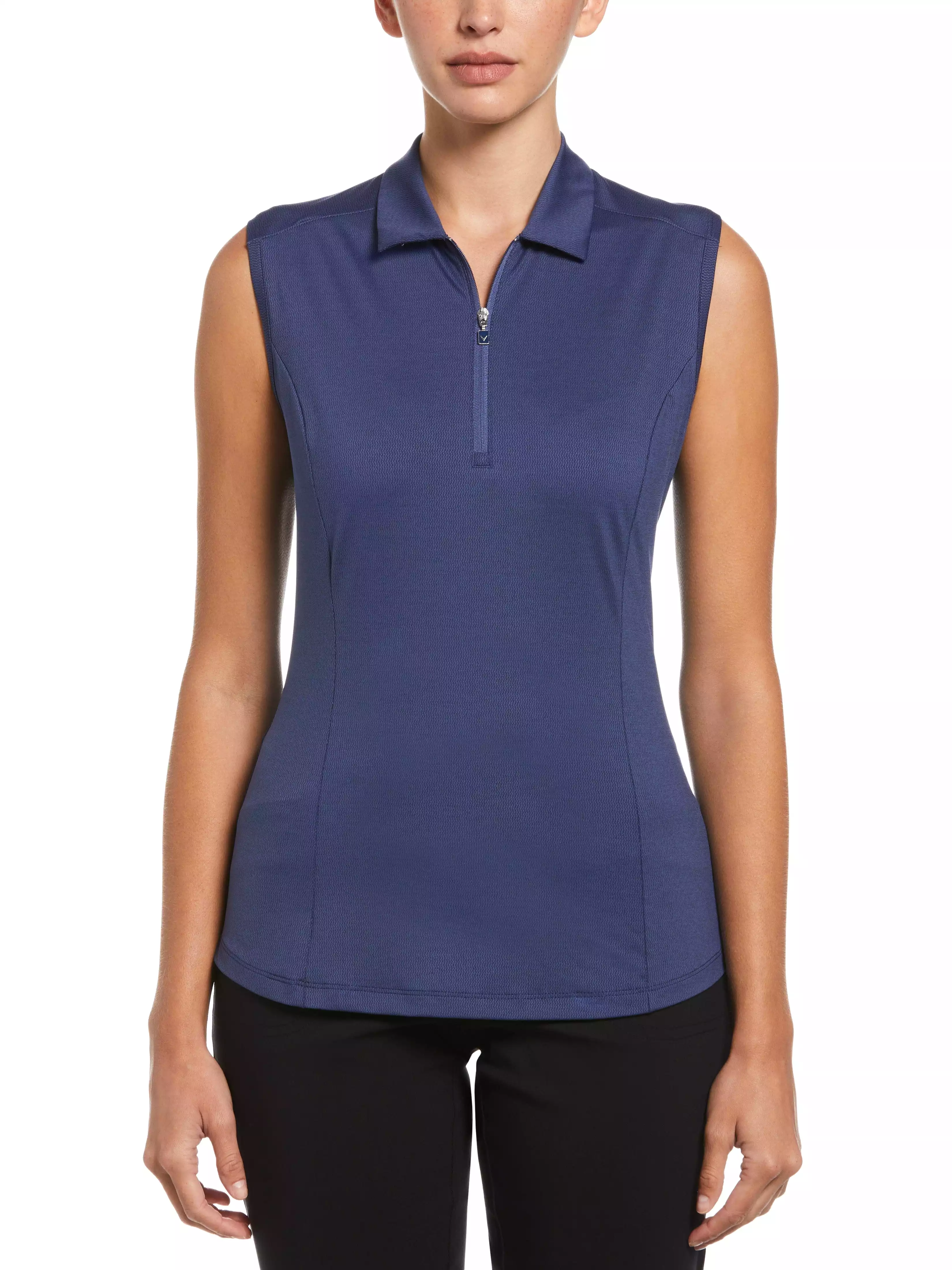 Womens Tonal Heather Golf Polo