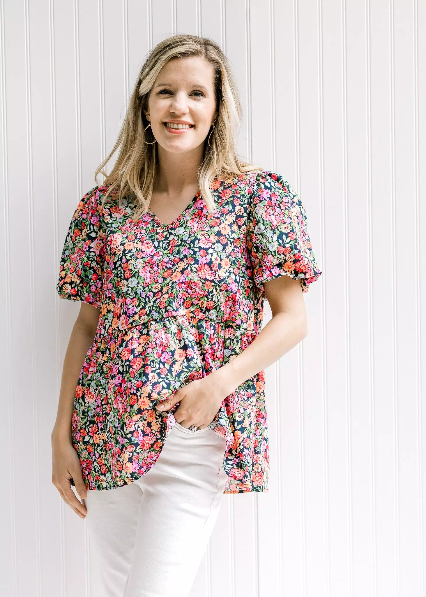 X Flowers for Summer Top