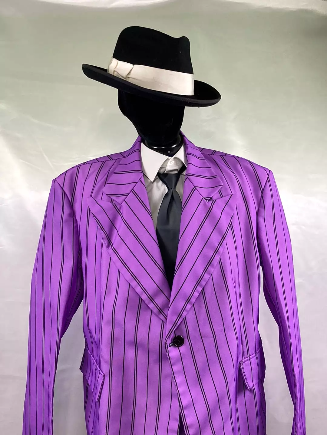 Zoot Suit Purple Mobster Costume Men's XLG - Preowned