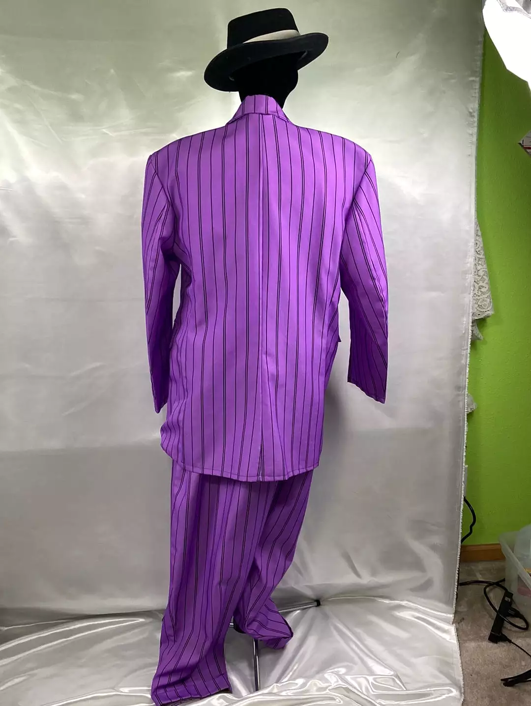 Zoot Suit Purple Mobster Costume Men's XLG - Preowned